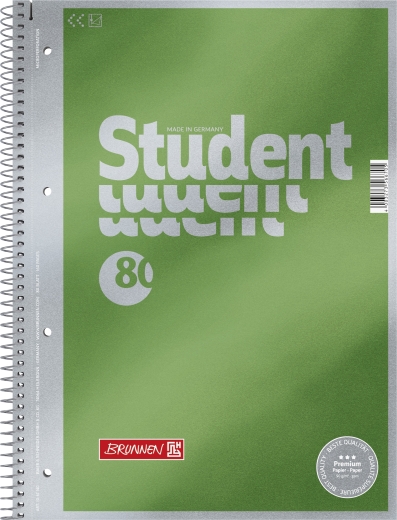 Collegeblock Premium Student A4 unliniert