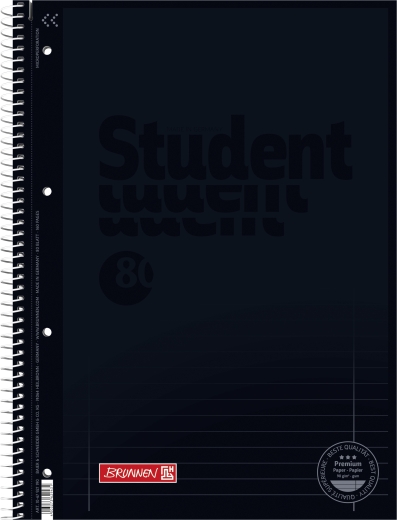 Collegeblock Premium Student Colour Code A4 liniert, mit Randlinie innen und außen, Lin. 27 Deckblat