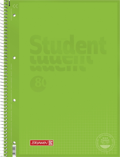 Collegeblock Premium Student Colour Code A4 kariert, mit Randlinie innen und außen, Lin. 28 Deckblat