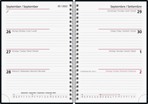 Wochenkalender Schülerkalender 2021/2022 Blattgröße 14,8 x 21 cm A5