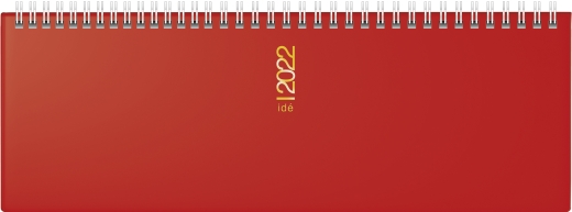 Wochenkalender Tischkalender 2022 Blattgröße 30,7 x 10,5 cm