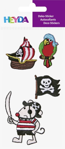 Textil-Sticker Piraten 7,5 x 16,5 cm