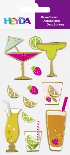 Stick-Ons-Mix Cocktails 7,5 x 16,5 cm