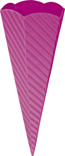 Schultüten-Zuschnitt 41 cm pink