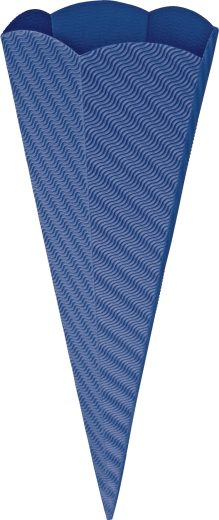 Schultüten-Zuschnitt 41 cm blau