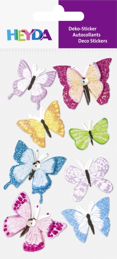 Stick-Ons-Mix Butterflies 2 7,5 x 16,5 cm