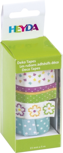 Deko Tapes Frühling Blumen jede Rolle 5 m x 15 mm