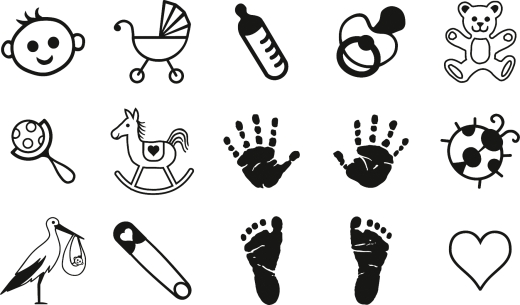 Stempel-Set Baby