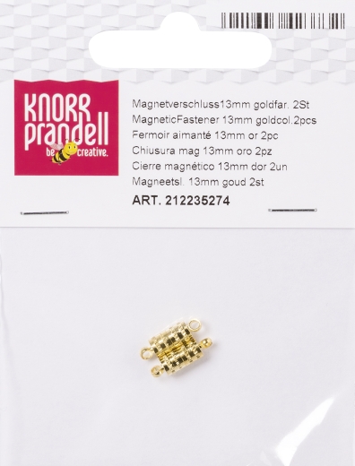 Magnetverschluss 13 mm goldfarben