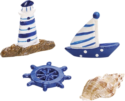 Dekostreu Maritim Maritimstreu, sortiert 2,5 - 4,5 cm