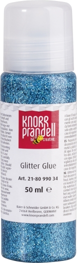 Glitterfarbe Glitter Glue himmelblau