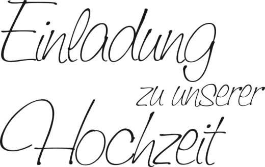 Stempel Hochzeit Einladung zu unserer Hochzeit