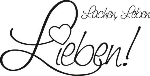 Stempel Hochzeit Lachen, Leben, Lieben!