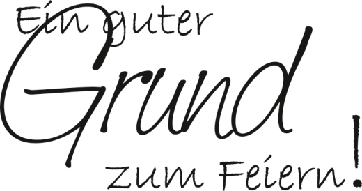 Stempel Einladung Ein guter Grund zum Feiern!