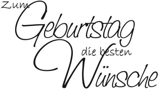 Stempel Glückwünsche zum Geburtstag die besten Wünsche