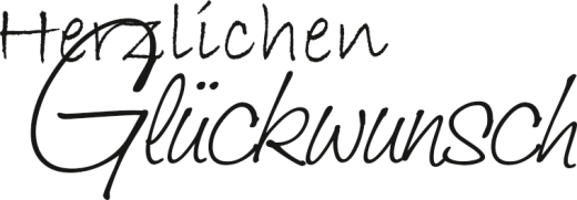 Stempel Glückwünsche Herzlichen Glückwunsch