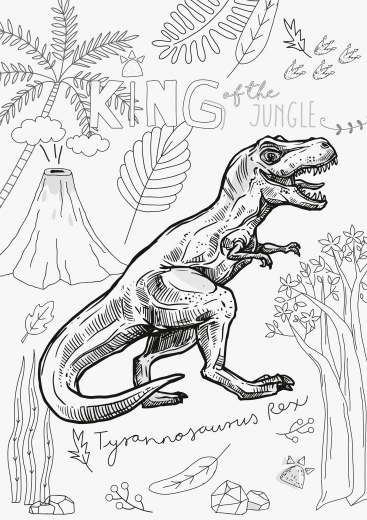 Zeichenblock Dinosaurier A3