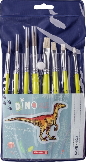 Schulpinsel-Set Dinosaurier