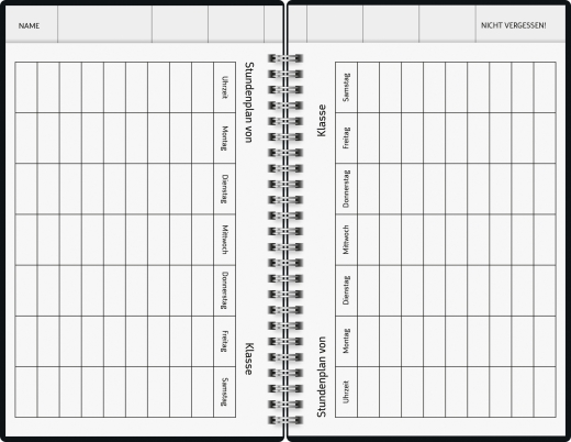 Familienplaner Schülerkalender 2021/2022 Blattgröße 14,8 x 21 cm, Buchgröße 15 x 23 cm