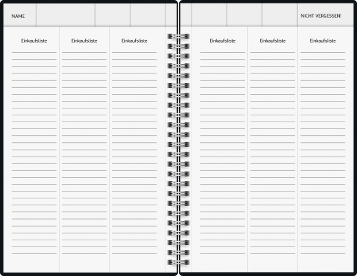 Familienplaner Schülerkalender 2021/2022 Blattgröße 14,8 x 21 cm, Buchgröße 15 x 23 cm