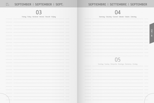 Tageskalender Schülerkalender 2021/2022 Blattgröße 12 x 16 cm A6