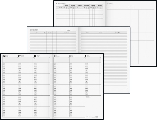 Wochenkalender Lehrerkalender 2021/2022 Überformat A4: 23 x 29,7 cm