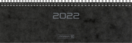 Wochenkalender Tischkalender 2022 Blattgröße 32,6 x 10,2 cm