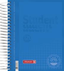 Collegeblock Premium Student Colour Code A6 5 mm kariert Deckblatt: azur