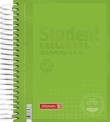 Collegeblock Premium Student Colour Code A6 5 mm kariert Deckblatt: kiwi