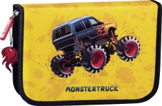 Federmäppchen Monstertruck 19,5 x 13,5 x 3,5 cm