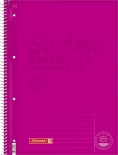 Collegeblock Premium Student Colour Code A4 liniert, mit Rand, Lin. 25 Deckblatt: pink