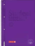 Collegeblock Premium Student Colour Code A4 liniert, mit Rand, Lin. 25 Deckblatt: purple