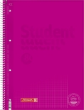 Collegeblock Premium Student Colour Code A4 kariert, mit Rand, Lin. 26 Deckblatt: pink