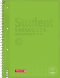 Collegeblock Premium Student Colour Code A4 kariert, mit Rand, Lin. 26 Deckblatt: kiwi