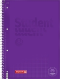 Collegeblock Premium Student Colour Code A4 kariert, mit Rand, Lin. 26 Deckblatt: purple