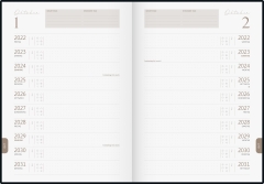 10-Jahres-Kalender Buchkalender 2022-2031 Blattgröße 21 x 29,7 cm A4