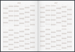 10-Jahres-Kalender Buchkalender 2022-2031 Blattgröße 21 x 29,7 cm A4