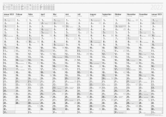 Jahreskalender abwischbarWandkalender 2022 86 x 61 cm