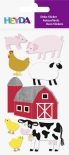 Stick-Ons-Mix Farmtiere 7,5 x 16,5 cm