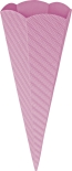 Schultüten-Zuschnitt 41 cm rosa