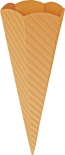 Schultüten-Zuschnitt 41 cm orange