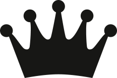 Motivstanzer klein Krone