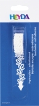 Papierspitze selbstklebend Blätter 2 m x 14 mm weiß