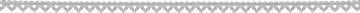 Papierspitze selbstklebend Herzen 2 m x 8 mm silberfarben