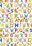 Motivkarton Kids Color Buchstaben 50 x 70 cm