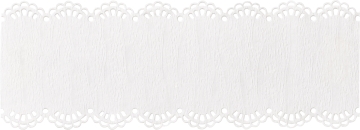 Papierspitze selbstklebend 2 m x 41 mm weiß