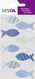 Stick-Ons-Mix Fische 7,5 x 16,5 cm
