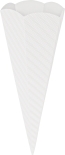 Schultüten-Zuschnitt 69 cm weiß