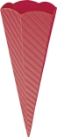 Schultüten-Zuschnitt 69 cm rot