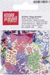 Aluflitter Happy Birthday ca. 2 - 3 mm multicolor